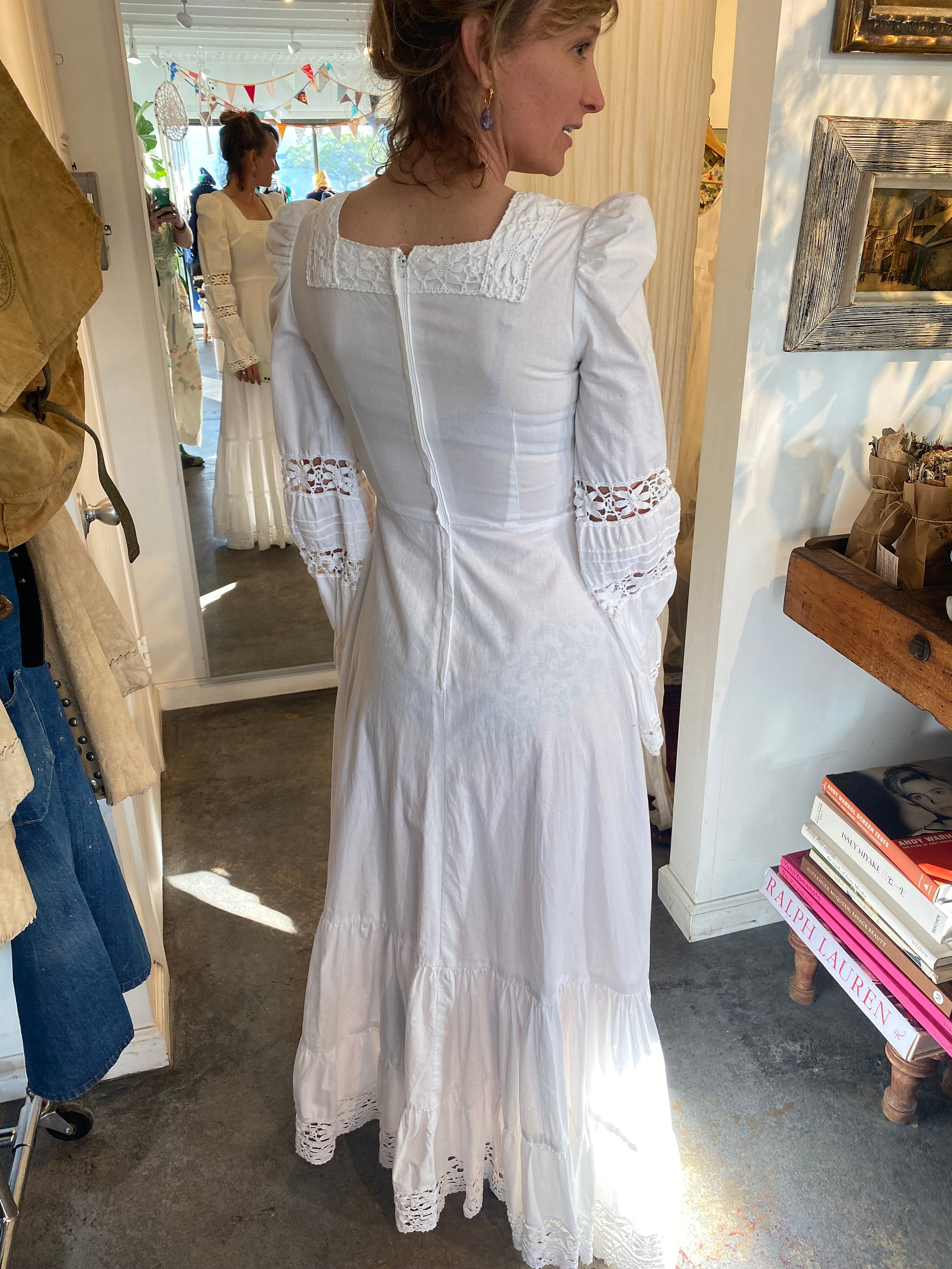 Very Early Vintage Laura Ashley Wedding Dress - Etsy Canada Very Early Vintage Laura Ashley Wedding Dress - Etsy Canada