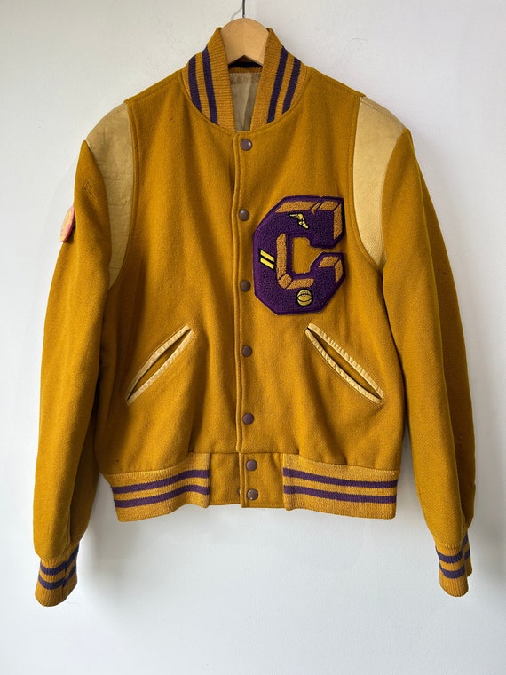 vintage jacket letterman - Gem