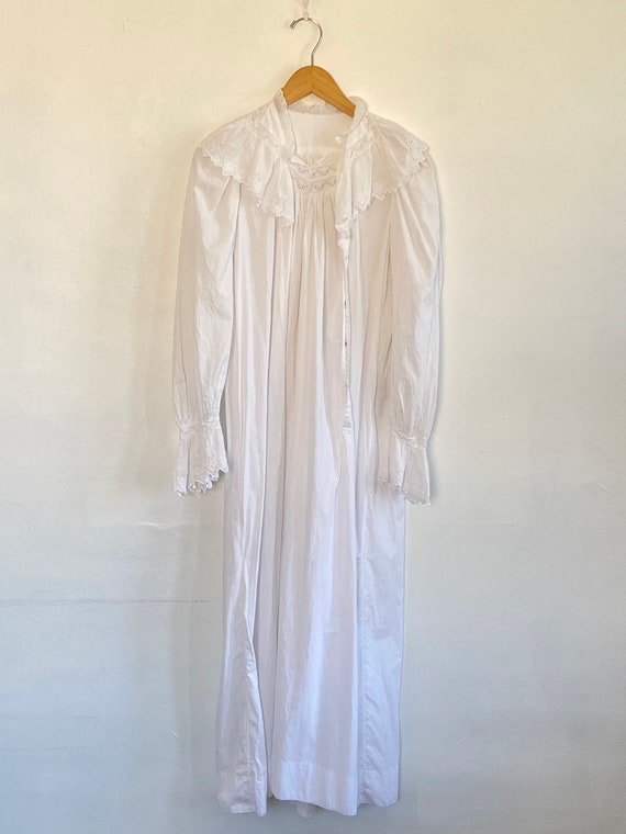 Antique Victorian Nightgown Dress - image 10