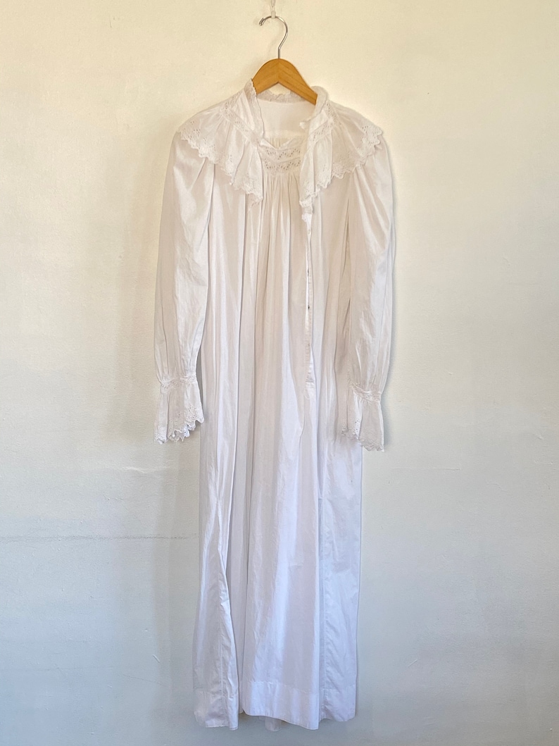 Antique Victorian Nightgown Dress image 10