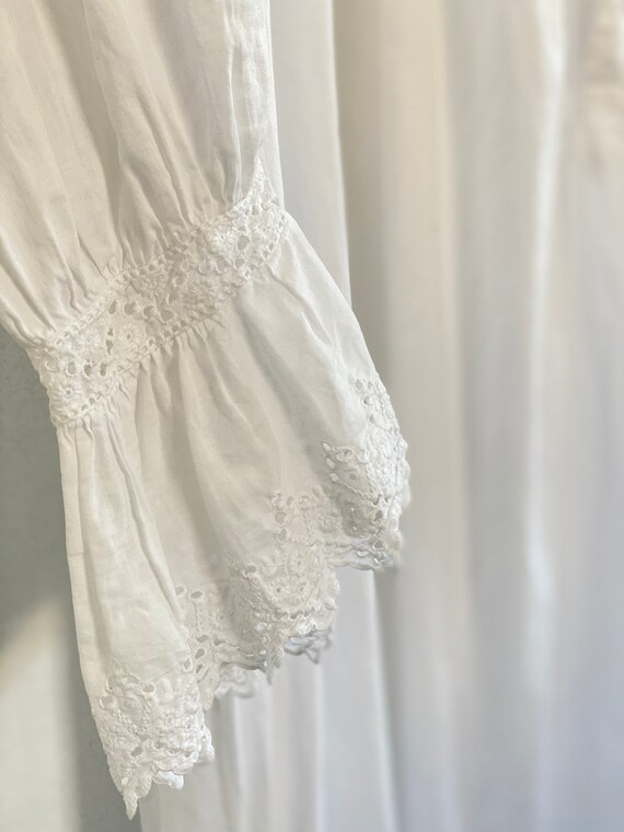 Antique Victorian Nightgown Dress - image 4