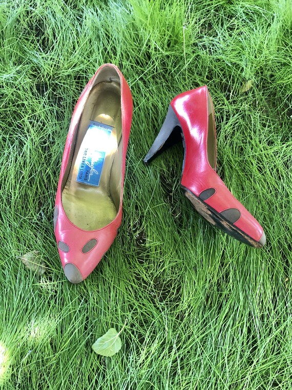 Vintage Thierry Mugler Ladybug Heels