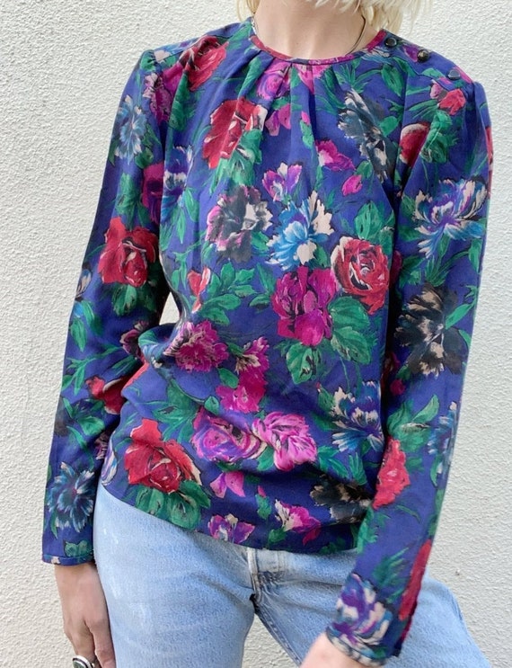 Vintage Emanuel Ungaro Floral Blouse