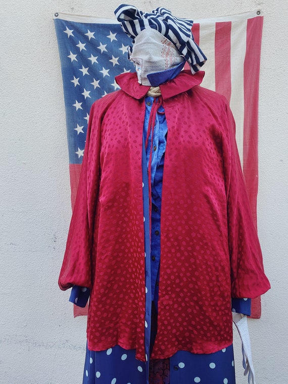 Halston Silk Cape/Top