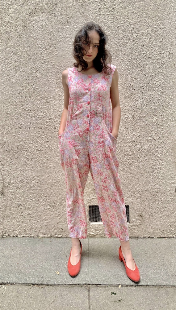 Vintage Laura Ashley Floral Jumpsuit