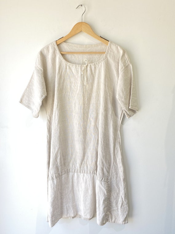 Antique Linen Dress
