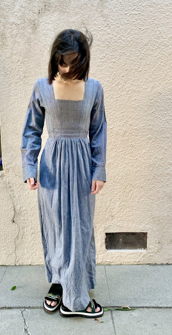 Vintage Pakistani Cotton Maxi Dress
