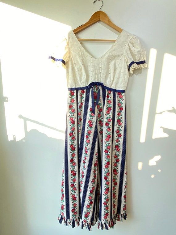 Vintage Floral Vicky Vaughn Prairie Dress - image 1