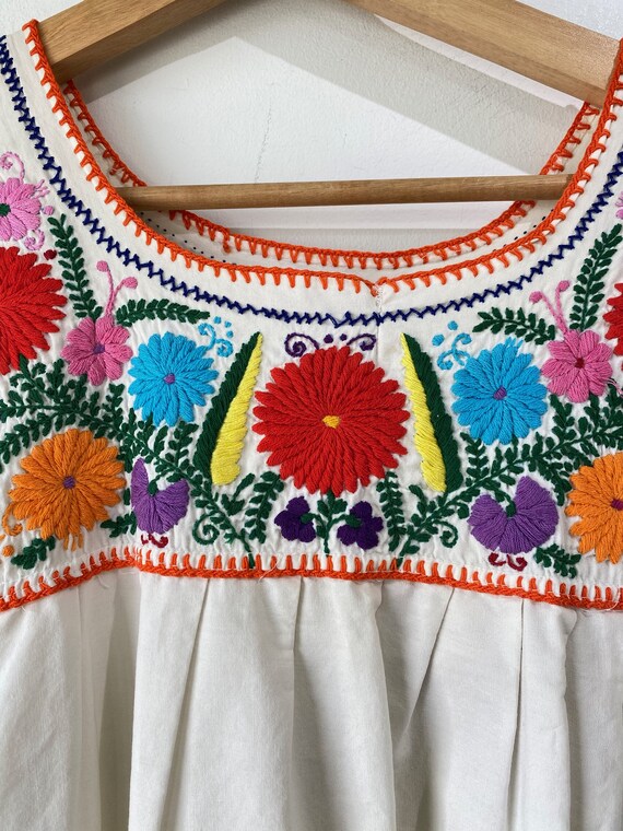 Colorful Mexican Embroidered Top - image 2