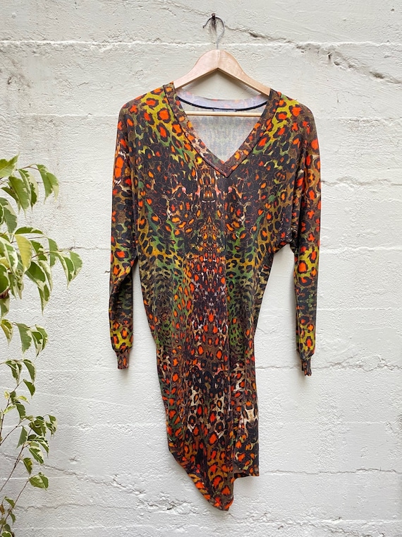 Alexander McQueen Animal Print Dress