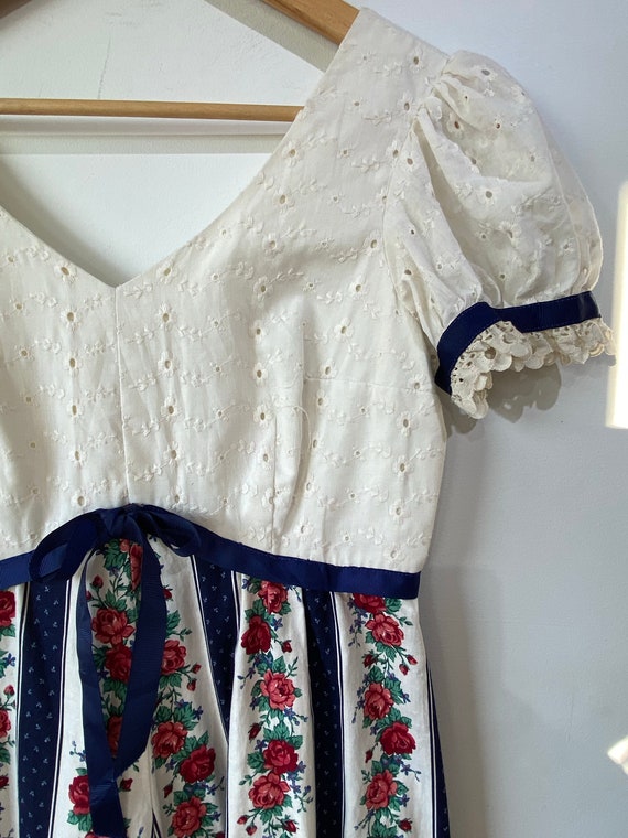 Vintage Floral Vicky Vaughn Prairie Dress - image 2