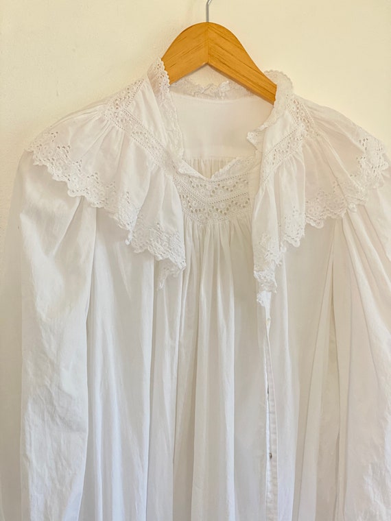 Antique Victorian Nightgown Dress - image 8