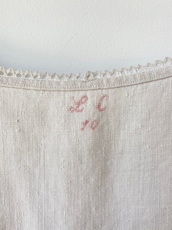 Antique Victorian White Nightgown Dress - image 4