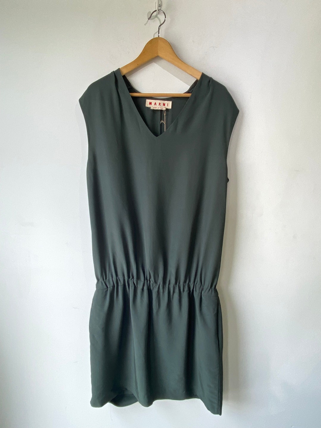 Marni Forest Green Dress - Etsy