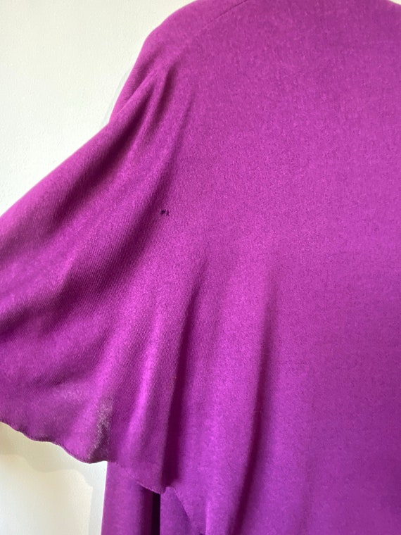 Vintage Holly Harp Purple Tiered Dress - image 4