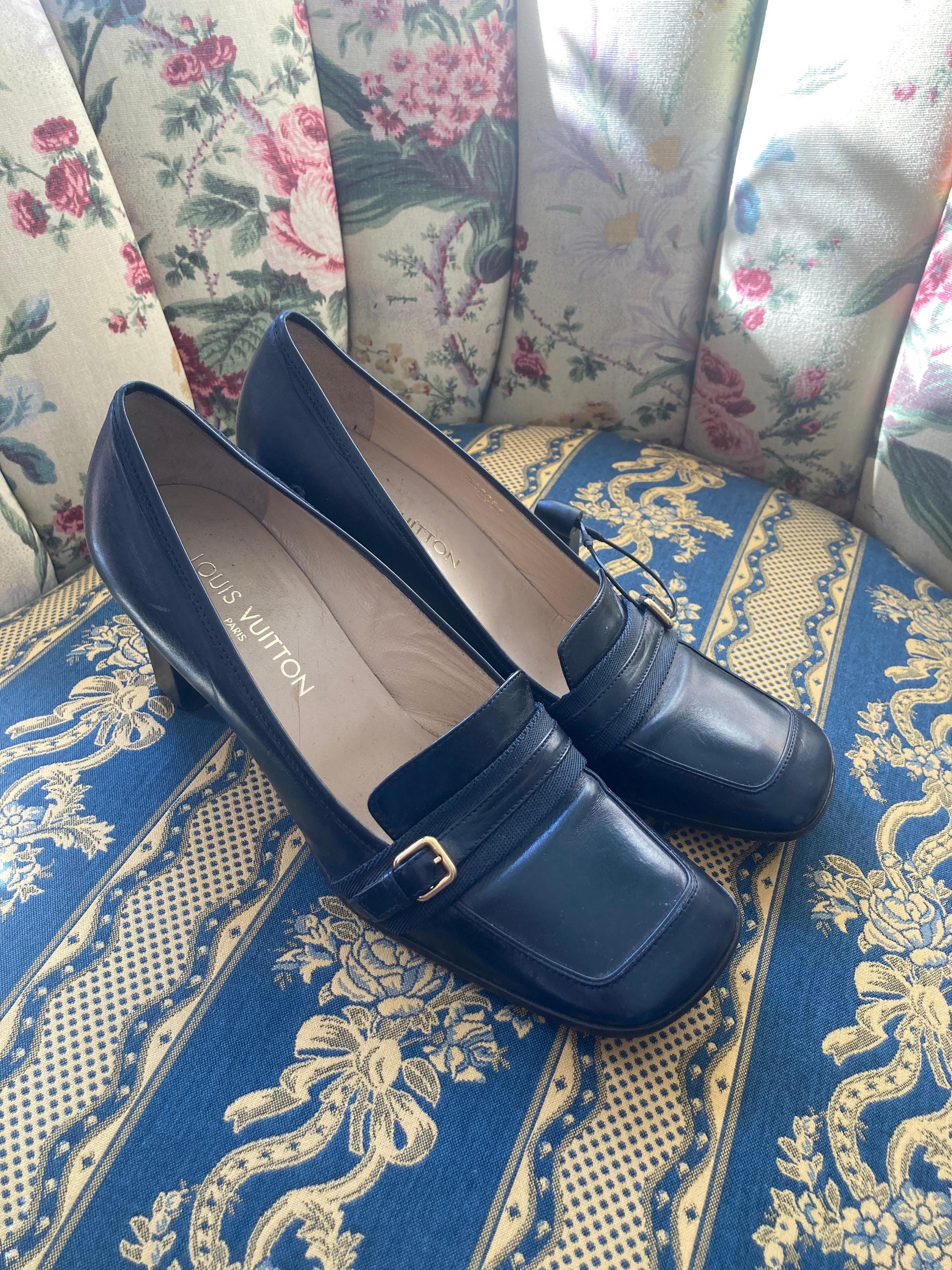 靴 00s prada archive leather tassel loafer 00's Prada archive blue tassel loafer