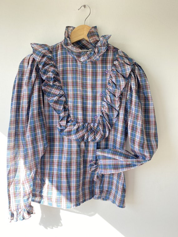 Vintage Foxmoor Ruffle Top