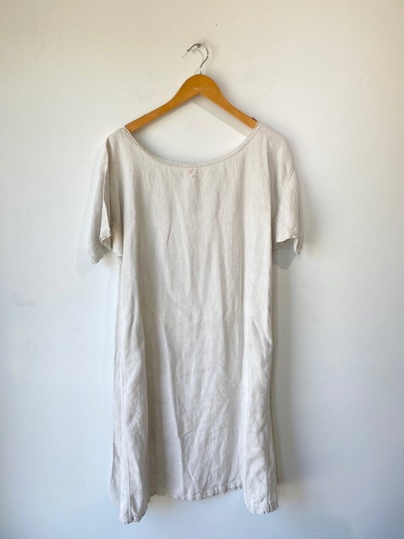 Antique Victorian White Nightgown Dress - image 3