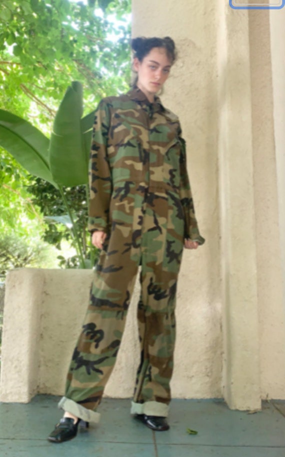 Vintage Camouflage Coveralls