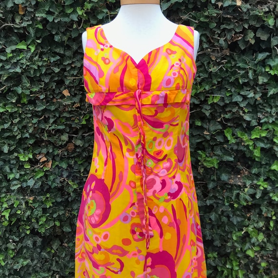 Vintage Psychedelic Wide Leg Jumpsuit S/M