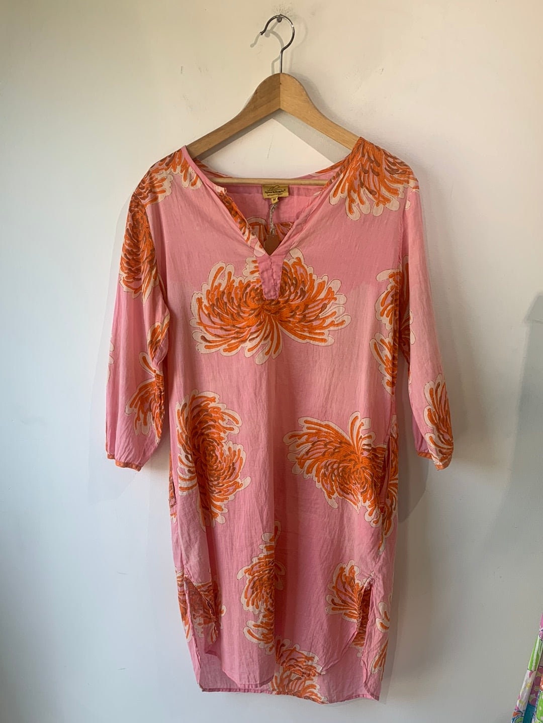 Roberta Roller Rabbit Pink Tunic With Orange Flowers - Etsy