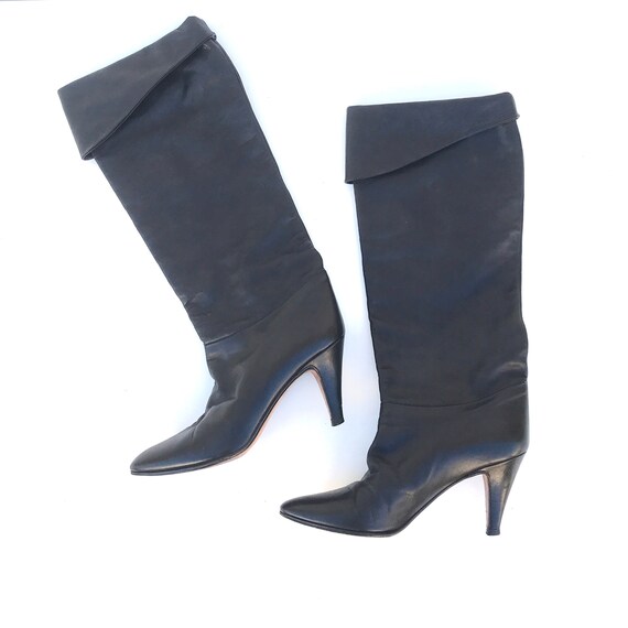 vintage heeled boots