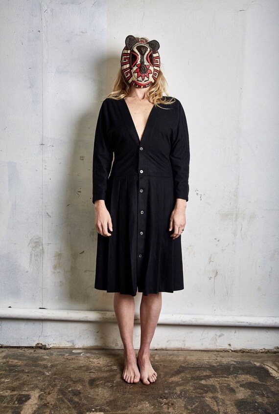 Vintage Comme des Garçons Tricot Black Dress c. 19
