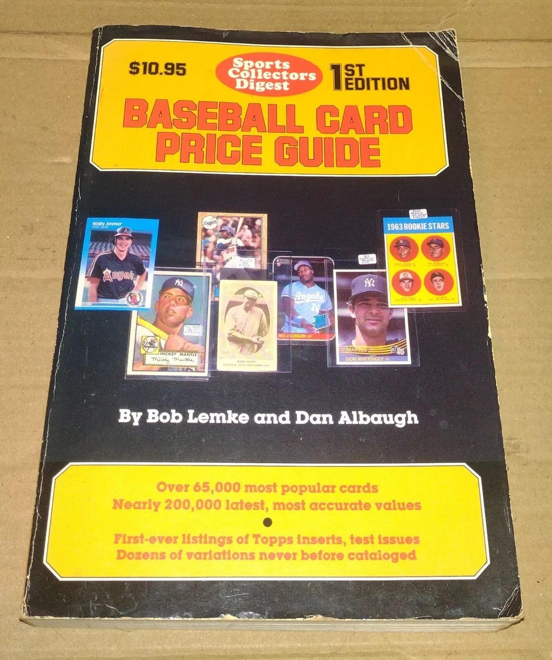 Sports Collectors Digest BASEBALL CARD Price Guide 1st Edition