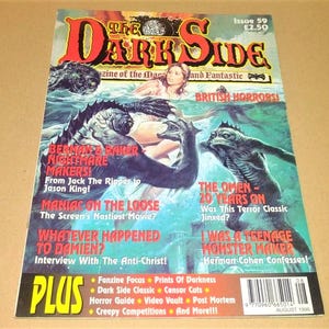 THE DARK SIDE Magazine van het macabere nr. 59 augustus 1996