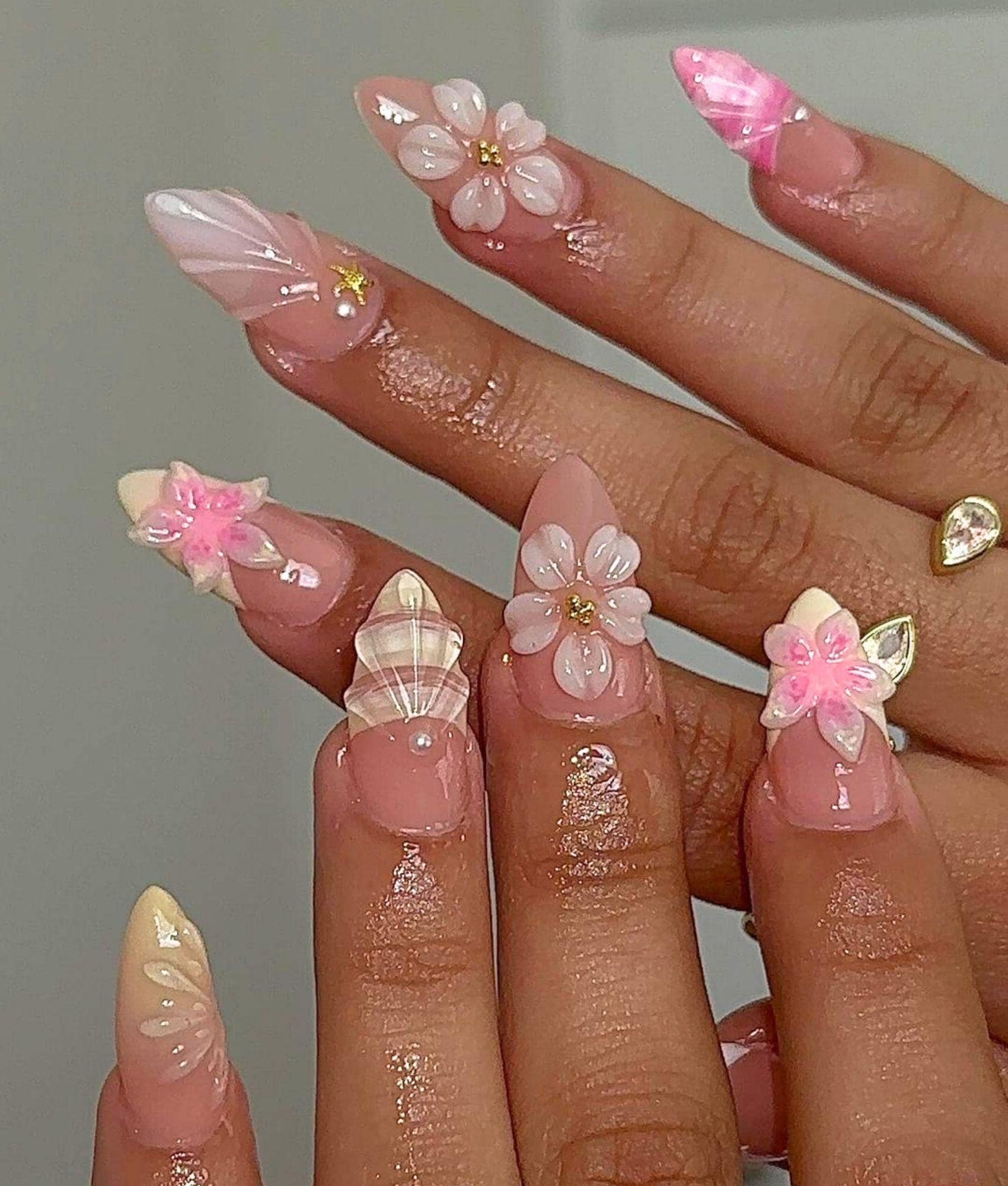 2025 3D Gel Nails: Summer Vibes Galore