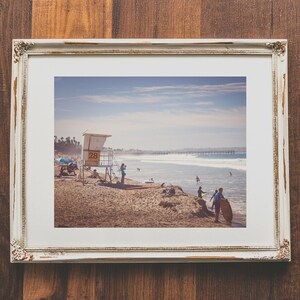 Beach photography wall art - San Diego photo print for home decor - California beach wall art - Surf photography - Dining room wall decor