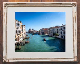 Venice Grand Canal Photo – Vibrant Italian Wall Art