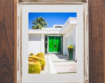 Palm Springs Door Print – Mid-Century Modern Architecture Photo