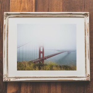 Golden Gate Bridge wall art - San Francisco photo for home decor - Fog city wall print - San Francisco Bay wall decor - Travel photography