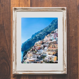 Positano travel photo print - Amalfi Coast wall art - Positano Italy beach home decor - Nautical and beach decor - Travel photography Europe