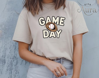 Baseball Mama Shirt, Women's Game Day Tee Gift