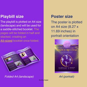 Ballet Recital, Dance Recital Poster and Program, Fully Editable on ...