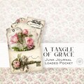 A Tangle of Grace | Twisted Ribbons & Roses Pocket Kit – Elegant Junk Journal Printable  DDJJ037I6 product logo