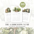 The Gardener's Year 2026 Calendar | Junk Journals | Digital Download product logo
