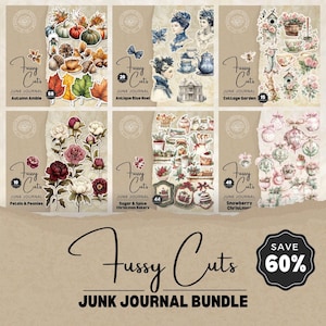 The Ultimate Fussy Cut Bundle, Digital Download, Printable stickers, Craft Supplies DDJJ007AA