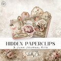 Shabby Chic Hidden Paperclip Kit - Junk Journal Ephemera, Printable Tags, Pockets & Envelopes - Peony and Rose Digital Download DDJJ035S product logo