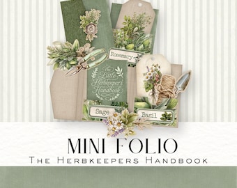 Das Handbuch-Mini-Folio-Kit | Junk Journals | Digitaler Download