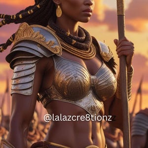 African Art Fearless Warrior Queen – Zulu