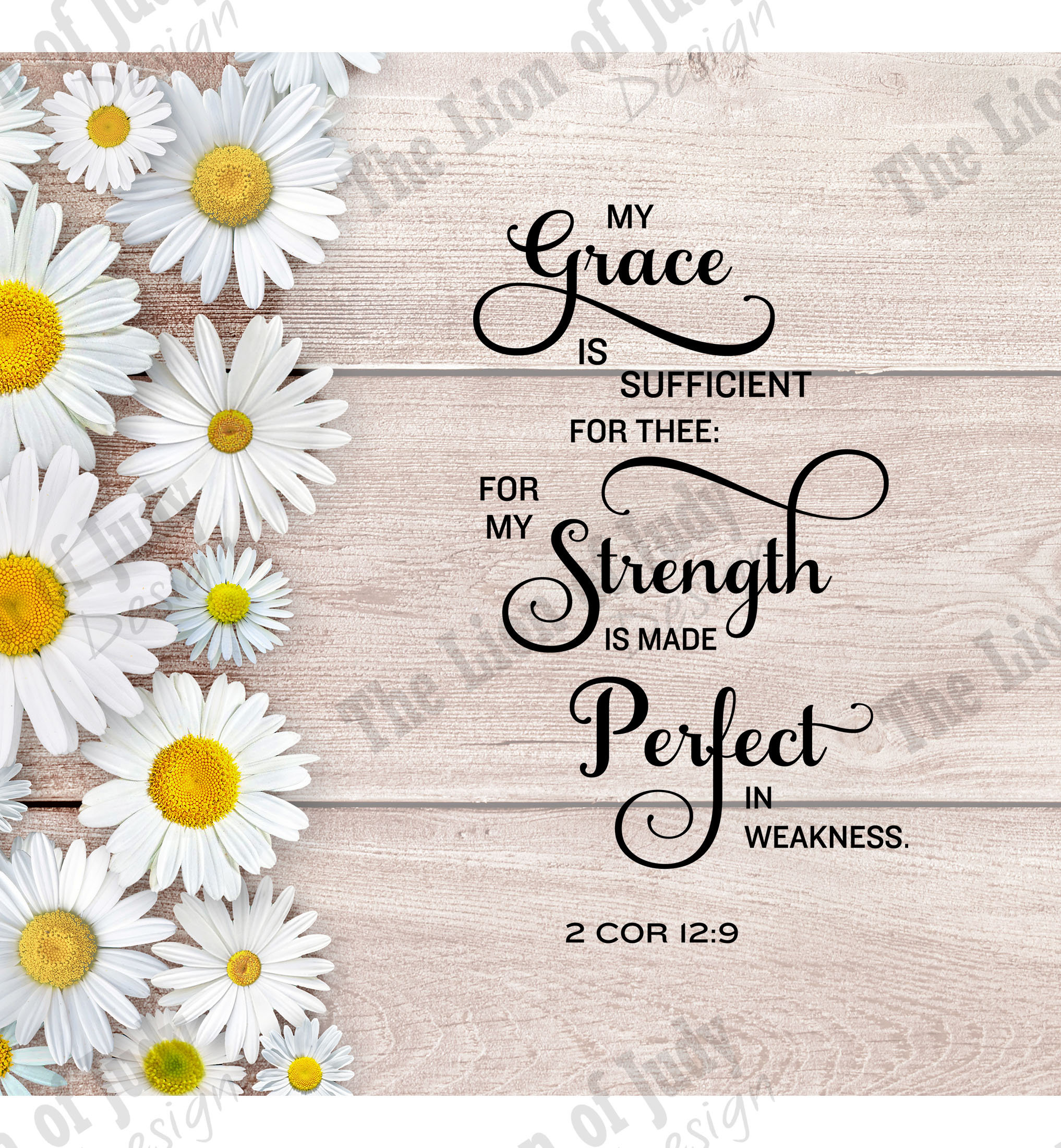 2 Corinthians 12:9 Bible Verse Art "my Grace is Sufficient" SVG PNG Jpg ...