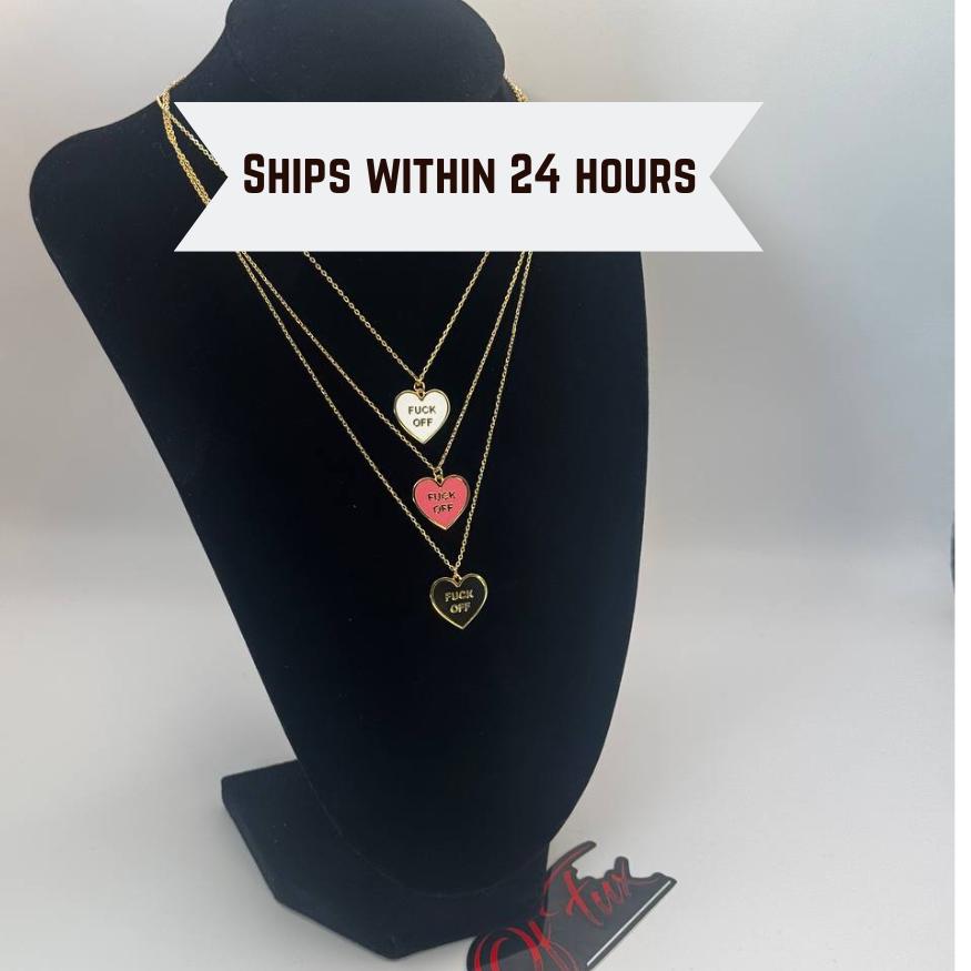 【King Ice】☆日本未入荷☆FUCK OFF NECKLACE Fuck off Necklace - Etsy