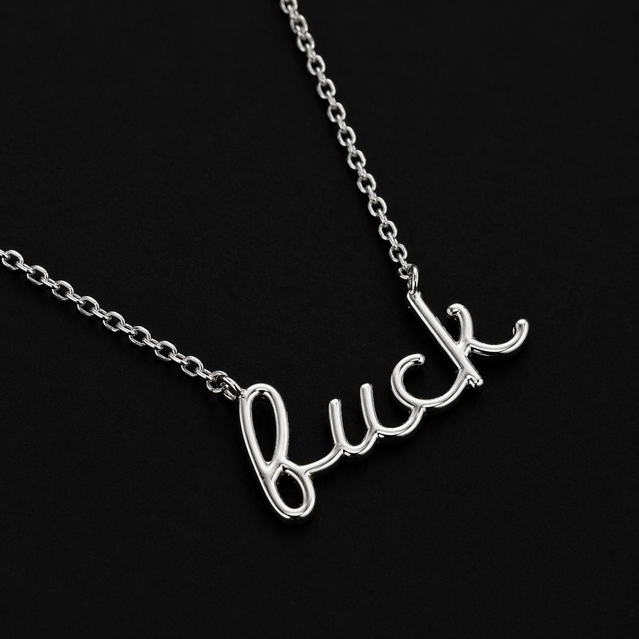 Profanity Necklace - Etsy Canada