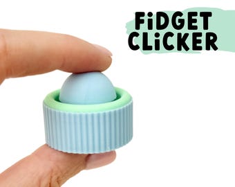 Push Clicker Fidget Toy | Compact Sensory Toy for Focus