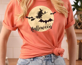 Halloween Witch, Comfort Colors Shirt, Halloween Shirt, Halloween, Handmade Best Gift for Her, Halloween Costume, Shirt for Women