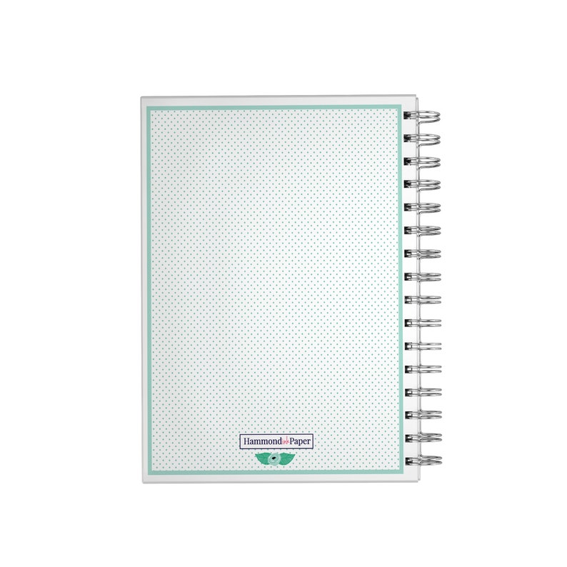 Personalized Monthly Planner Monogrammed Notebook Etsy