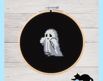 Ghost | Halloween | Cross Stitch Pattern PDF